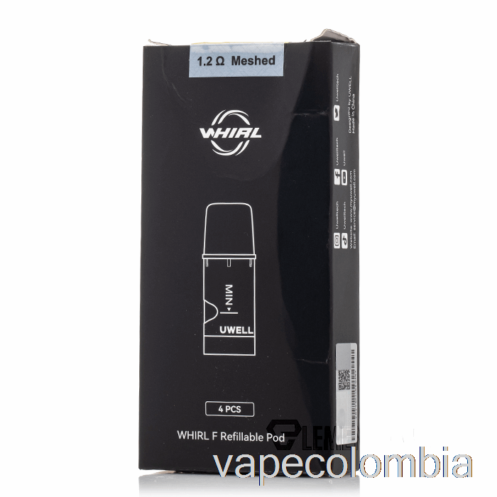 Kit De Vape Completo Uwell Whirl F Cápsulas De Repuesto Cápsulas Malladas De 1.2ohm